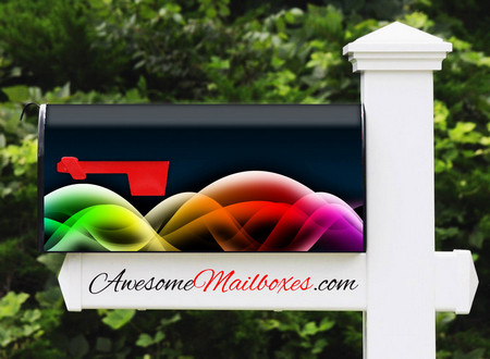 Buy Mailbox Abstractthree Waves Mailbox