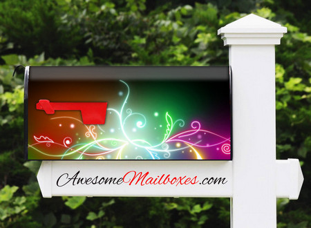 Buy Mailbox Abstracttwo Floral Mailbox