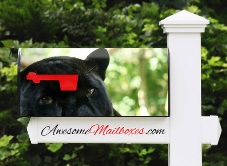 Buy Mailbox Animals Black Panther Mailbox