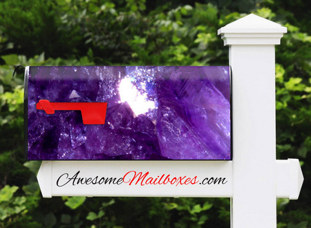 Buy Mailbox Crystal Purple Mailbox
