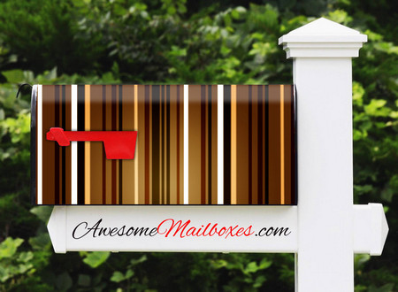 Buy Mailbox Elegant Stripes Mailbox