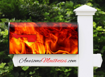 Buy Mailbox Fire Blaze Mailbox