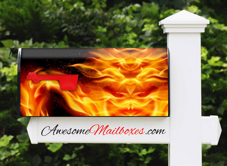 Buy Mailbox Fire Dragon Mailbox