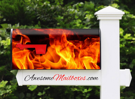 Buy Mailbox Fire Shine Mailbox