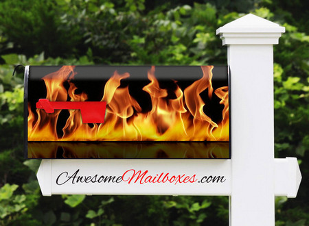 Buy Mailbox Fire Split Mailbox