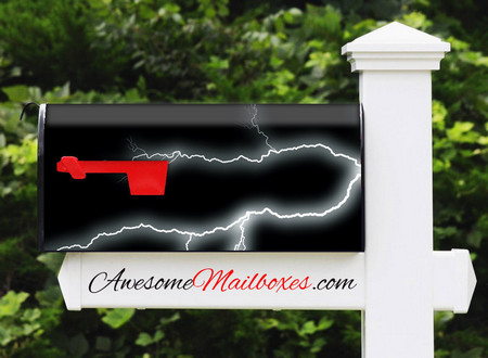 Buy Mailbox Lightning Dark Mailbox
