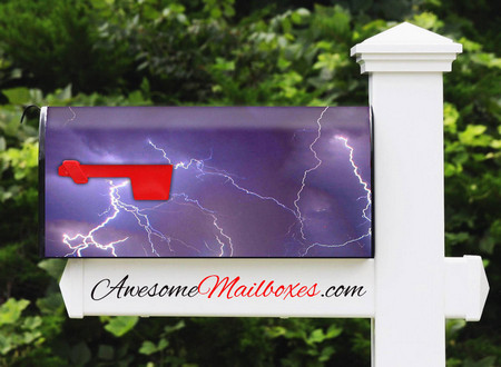 Buy Mailbox Lightning Sky Mailbox