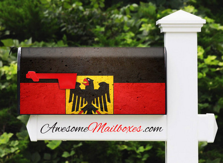 Buy Mailbox Flag Germany Grunge Mailbox