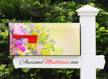 Buy Mailbox Flowers Pastel Mailbox