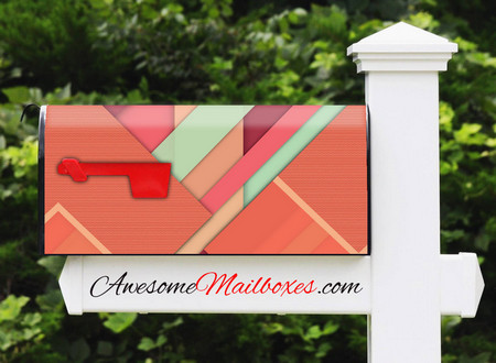 Buy Mailbox Geometric Mat Mailbox