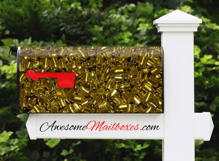 Buy Mailbox Bling Gold Bullets Mailbox