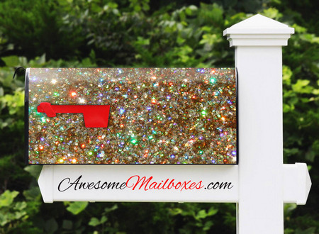 Buy Mailbox Girlrock Glitter Mailbox