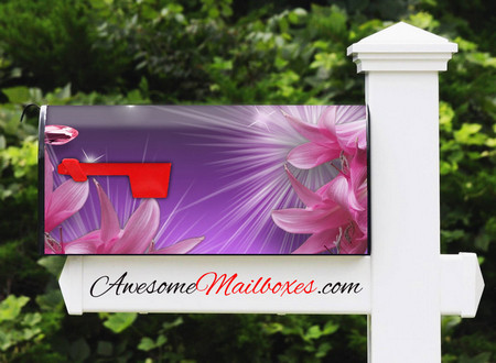 Buy Mailbox Girlrock Lilies Mailbox