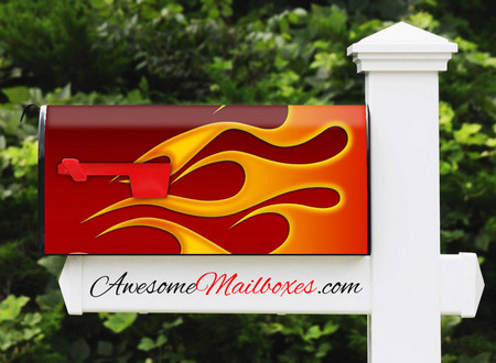 Buy Mailbox Hotrod Fire Right Mailbox