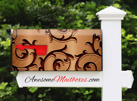 Buy Mailbox Metalshop Ornate Copper Pat Mailbox