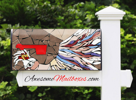Buy Mailbox Mosaic Bird Mailbox