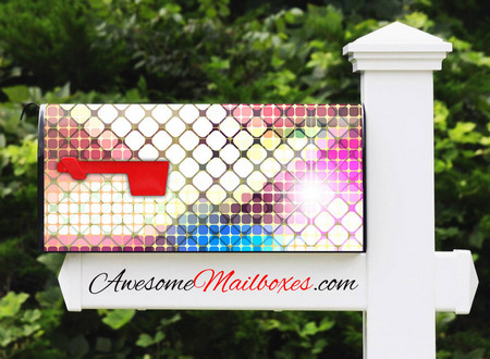 Buy Mailbox Mosaic Neon Mailbox