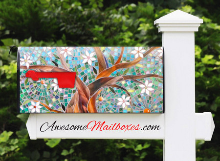 Buy Mailbox Mosaic Tree Mailbox