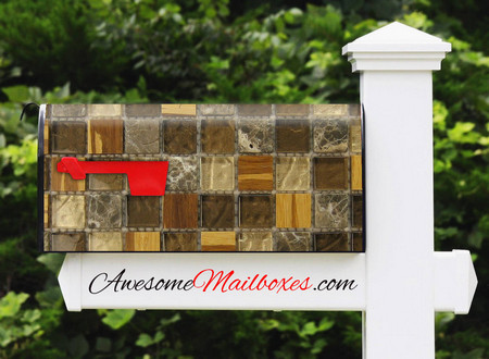 Buy Mailbox Mosaic Wood Mailbox