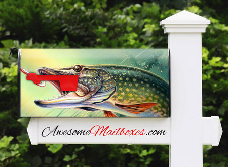Buy Mailbox Natureart Fishing Mailbox