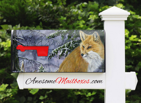 Metal Post Mount and Assembled in the USA Nature Art Fawn Design Awesome Mailbox