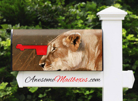Buy Mailbox Natureart Lioness Mailbox