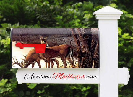 Buy Mailbox Natureart Winter Deer Mailbox