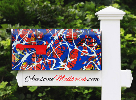Buy Mailbox Paint1 Lines Mailbox