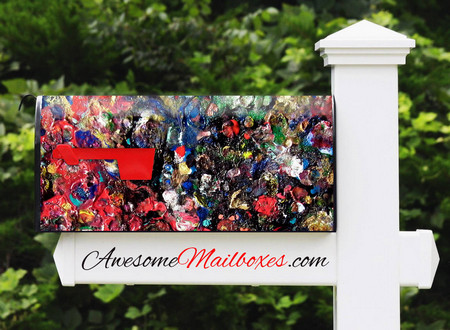 Buy Mailbox Paint1 Splatter Mailbox