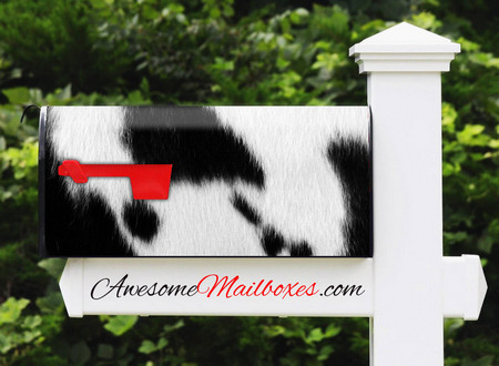 Buy Mailbox Skinshop Fur Cow Mailbox