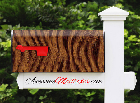 Buy Mailbox Skinshop Fur Stripe Mailbox