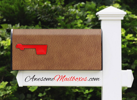 Buy Mailbox Skinshop Leather Earth Mailbox