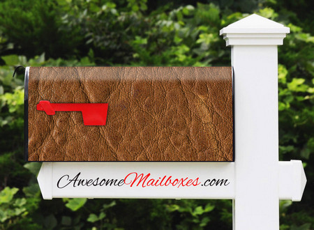 Buy Mailbox Skinshop Leather Rough Mailbox