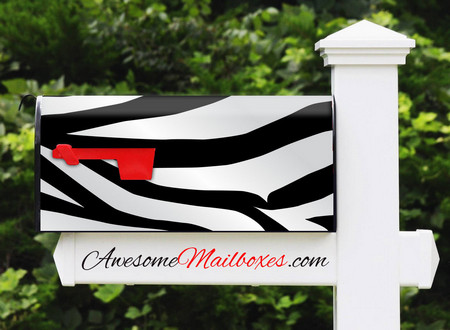 Buy Mailbox Skinshop Painted Mzebra Mailbox