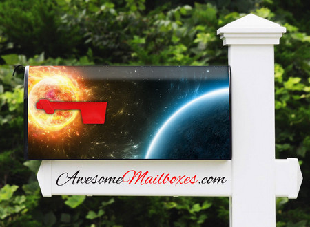 Buy Mailbox Space Meteor Mailbox