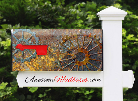 Buy Mailbox Steampunk Rust Mailbox