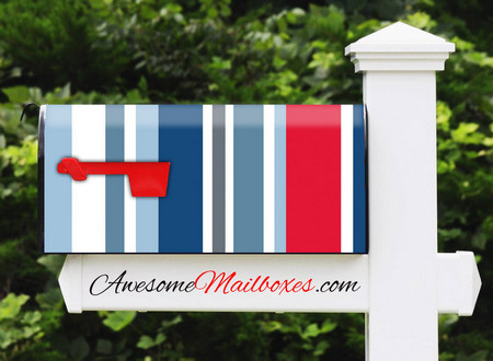 Buy Mailbox Stripes 0006 Mailbox