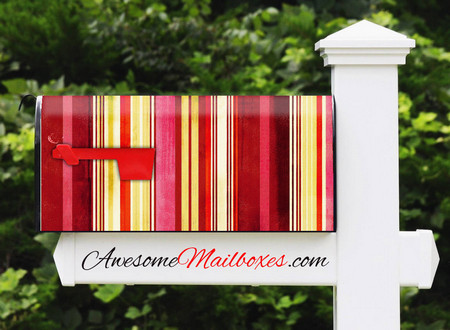 Buy Mailbox Stripes 0011 Mailbox