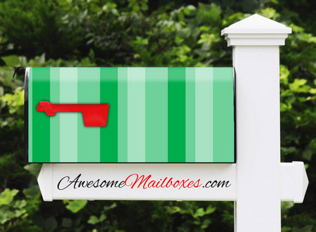Buy Mailbox Stripes 0042 Mailbox