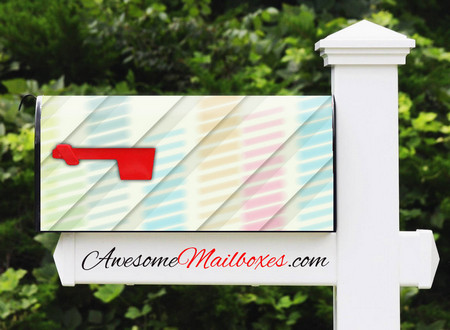 Buy Mailbox Stripes 0059 Mailbox