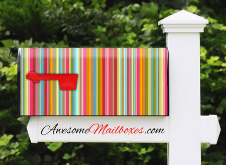 Buy Mailbox Stripes 0062 Mailbox
