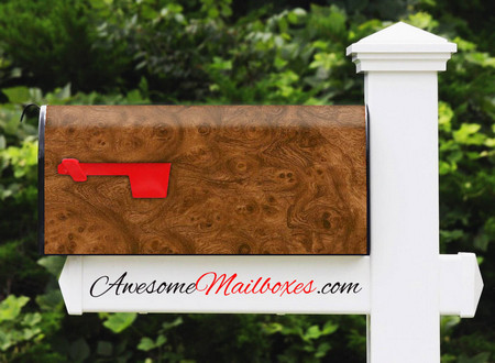 Buy Mailbox Woodshop Exotic Burlclassic Mailbox
